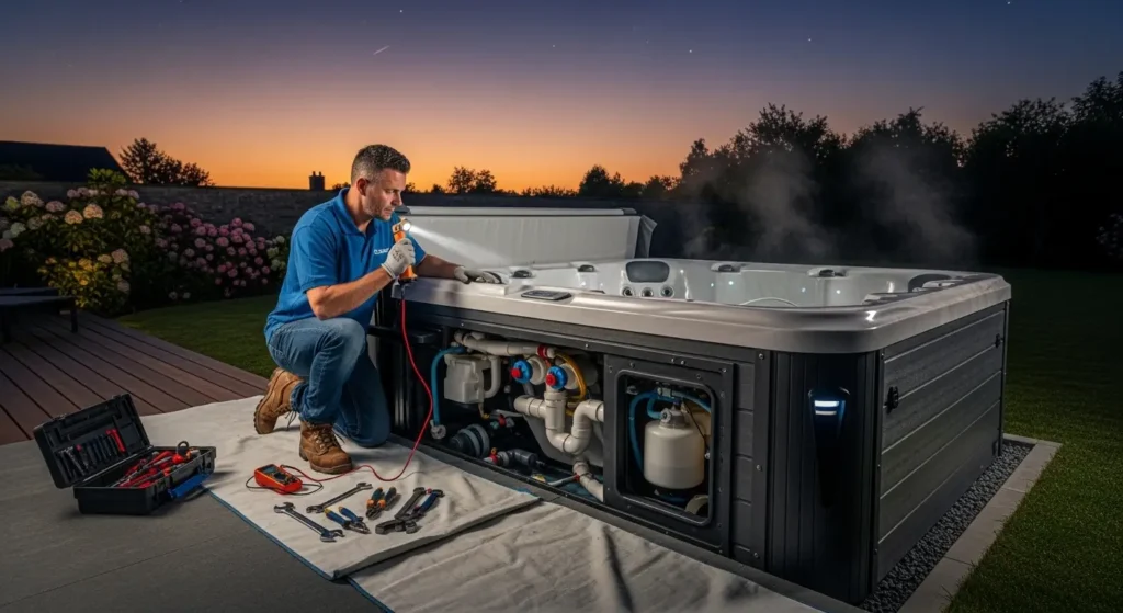 Hot tub repair